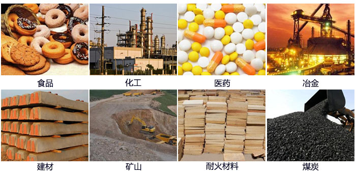 DH-800振動(dòng)篩適用的行業(yè)：食品，化工，醫(yī)藥，冶金，建材，礦山，耐火材料，煤炭。
